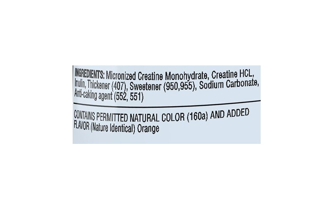 Procel Createch Orange Burst Flavor    Plastic Jar  250 grams